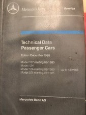 Mercedes Tecnical Data Book