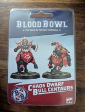 Games Workshop Blood Bowl Forgeworld Chaos Dwarf Bull Centaurs BNIB New