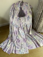 LOVELY LAURA ASHLEY COSMOS SWEET PEA AMETHYST CURTAINS