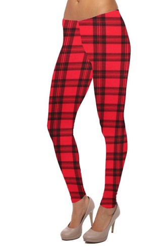 Ladies skinny printed leggings - ladies,