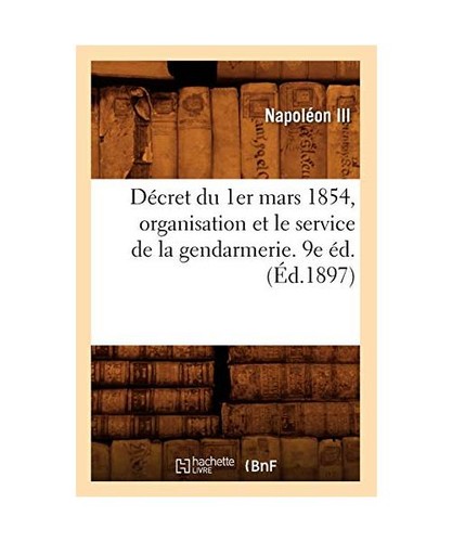 Décret 1er mars - décret, 1854