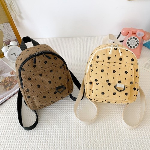 Corduroy small backpacks - corduroy,