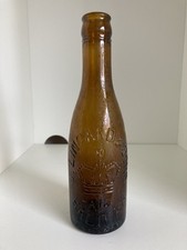 Vintage Brown Glass Beer Bottle J. Lingard & Sons Halifax