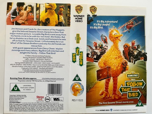 Vhs video sleeve sesame - sleeve,