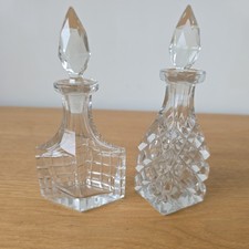 Vintage Cut Lead Glass Perfume