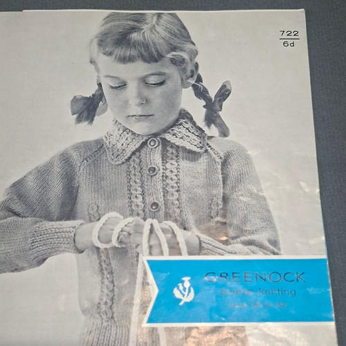 Greenock knitting pattern 722 - greenock,