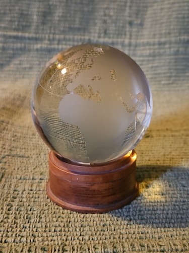 Decorative glass world globe - decorative, world/globe