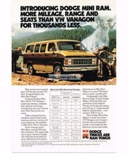 1981 Dodge Mini Ram Wagon Van