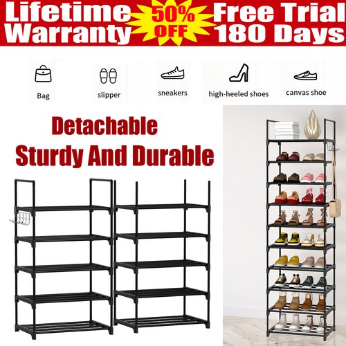 10tier narrow shoe rack - 10tier,