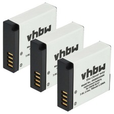 3x Battery for Panasonic Lumix