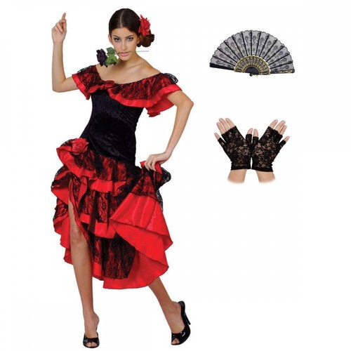 Ladies spanish senorita fan - spanish,