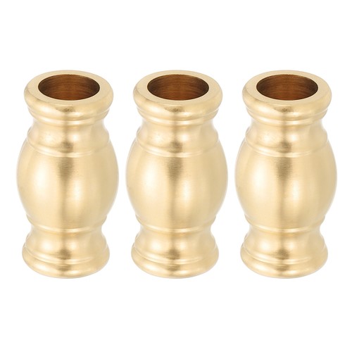 Lamp solid brass spindle - brass, 3pcs