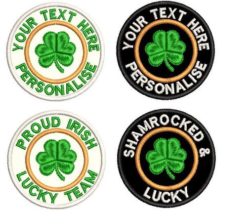 Irish shamrock round - irish,