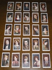 Full set of WILLS CINEMA STARS 2nd series 1928 cigarette cards VG condition