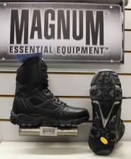 Magnum Vibram Sole Boots Elite Spider 8.0 Black Leather UK Size 6.5 Uniform