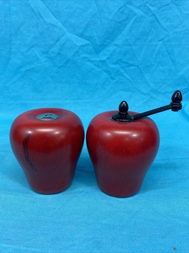 Vintage wooden apple shaped - vintage,