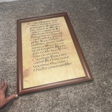Antique Illuminated Manuscript