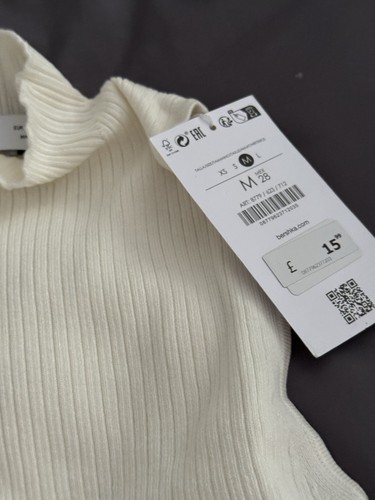 Bershka women top - with, tag