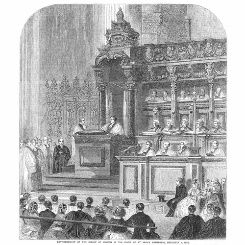 Enthronement the bishop of - the,