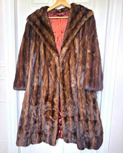 Vintage rich brown real - vintage,