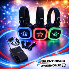 50 x Silent Disco Headphones +