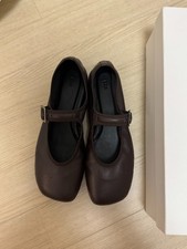 COS Square Toe Buckle Flats -