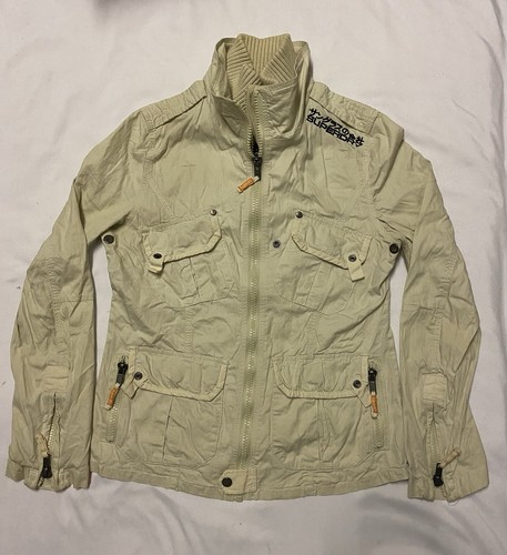 Superdry beige jacket - superdry,