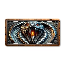 Viper Snake License Plate