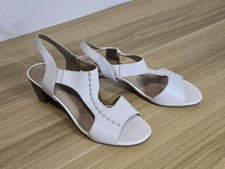 Remonte White Leather Sandal