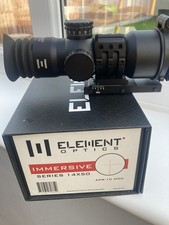 ELEMENT Immersive Series 14x50 Rifle Scope. APR-1C MOA