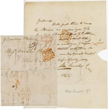 1845 LETTER SLADE LE MAITRE