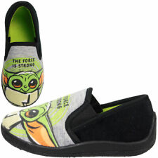 STAR WARS BABY YODA BOYS SLIPPERS MANDALORIAN NOVELTY SLIPPERS UK SIZE 8-11