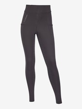 LeMieux Young Rider Orla Pull On Cinder | Full Silicone, Elastic Waist, Seamless