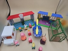 Peppa Pig School And Hospital Playset Bundle Figures See All Pics For Condition 