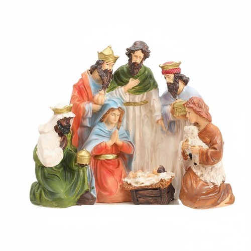 Resin nativity scene - resin,
