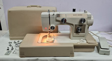 New Home Janome 690 Electric Sewing Machine & Carry Case. See Video.