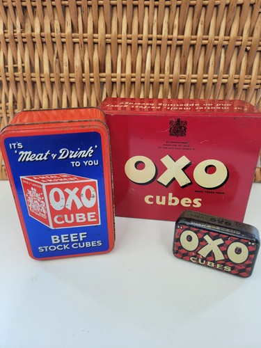 Vintage retro oxo tins - retro,
