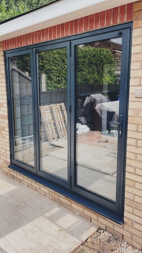 Aluminium fold doors - 2.4m, x