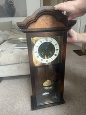 Vintage Moonphase Miniature Grandfather Wall Clock with Moon Phase for Home UK