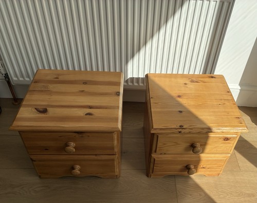 Solid pine bedside - solid,