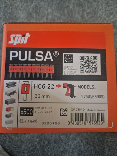 Spit pulsa nails hc6 22mm - pulsa, hc6-22mm