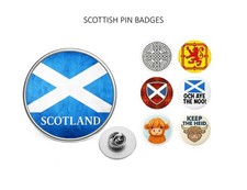 Scottish Pin Badges Set