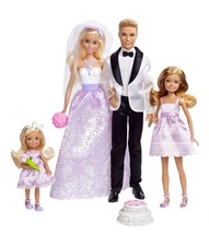 Barbie Wedding Gift Set Dolls