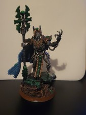 Warhammer 40k Imotekh the Stormlord Games Workshop Necron Miniature Pro Painted