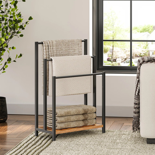 Freestanding towel rack metal - freestanding,