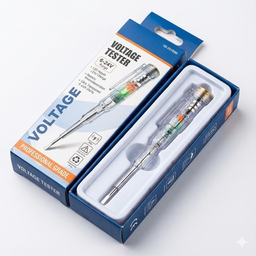 Mains circuit tester screw - circuit,