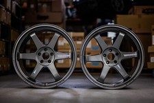 RAYS Volk TE37Ultra - 'Gun Metal' - 20x10J ET30 5x114 - R35 GTR - PAIR.