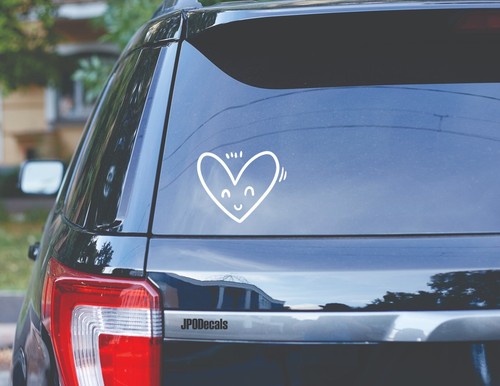 Heart decal hand drawn style - heart,