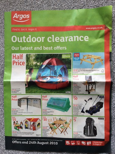 Argos paper catalogue - , 2010.