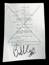 SIGNED MIKE SMITH BUBBLES TRAILER PARK BOYS FILM ORIGINAL SCRIPT RONNIE WOOD
